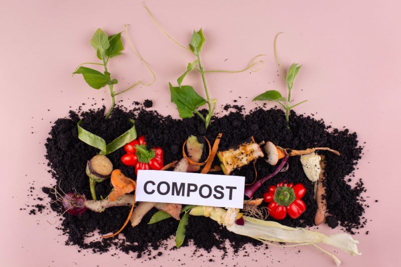 wysypany kompost