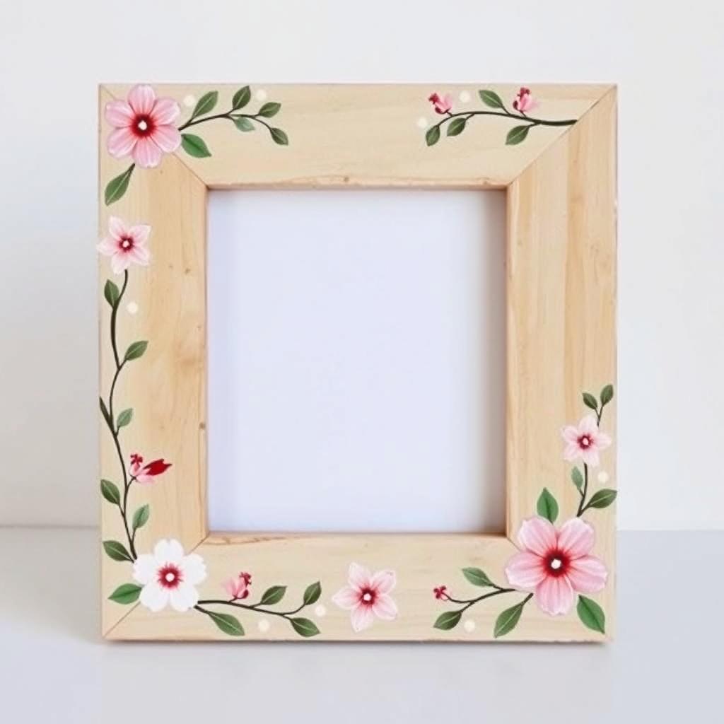 Drewniana ramka ozdobiona techniką decoupage dla początkujących Drewniana ramka ozdobiona techniką decoupage dla początkujących