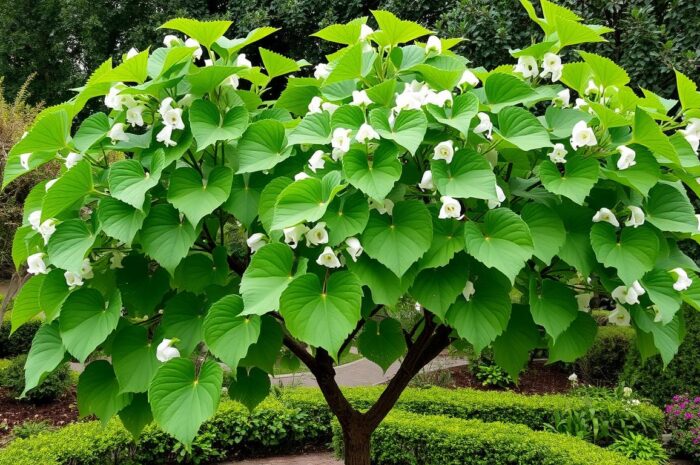 Katalpa w Ogrodzie: Aranżacje przed domem i przy tarasie