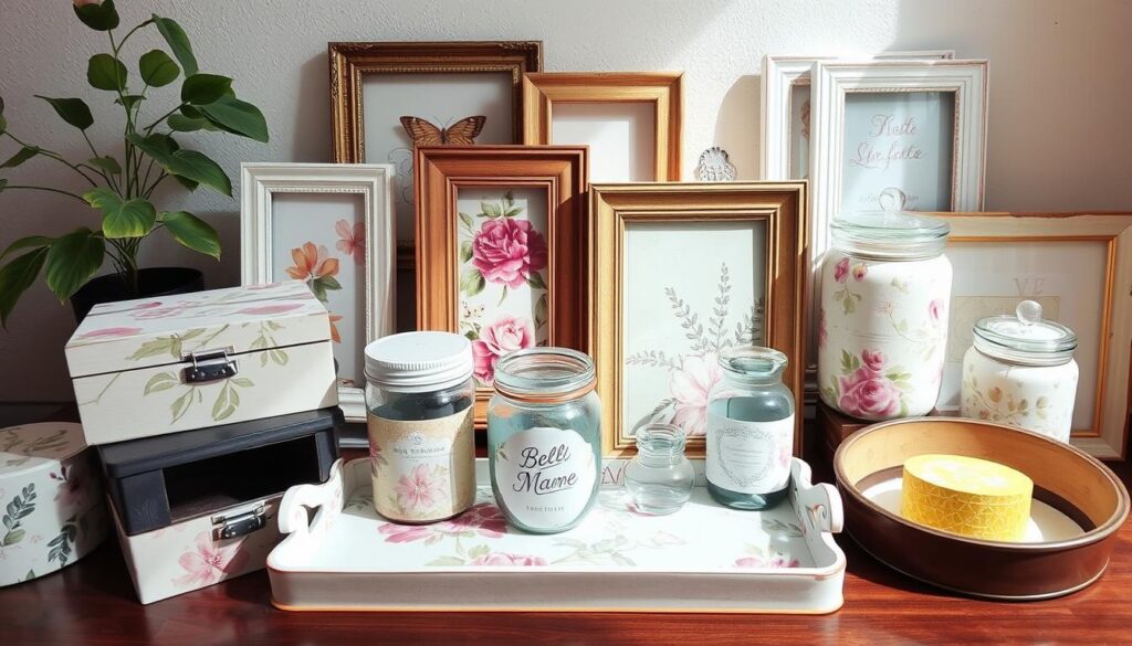 Kolekcja przedmiotów ozdobionych techniką decoupage dla początkujących Kolekcja przedmiotów ozdobionych techniką decoupage dla początkujących