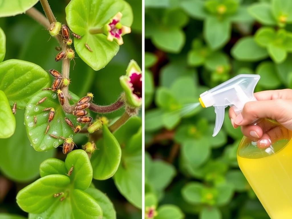 Mszyce na liściach miliona dzwonków (Calibrachoa) i naturalne metody ich zwalczania Mszyce na liściach miliona dzwonków (Calibrachoa) i naturalne metody ich zwalczania