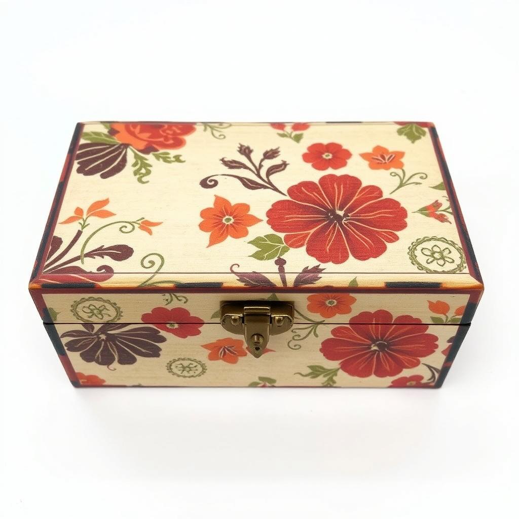 Pudełko ozdobione techniką decoupage dla początkujących Pudełko ozdobione techniką decoupage dla początkujących