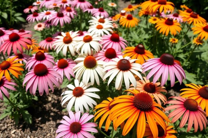 Jeżówki w ogrodzie: Kompozycje i projekty pięknych rabat