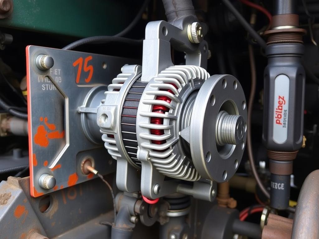 Alternator od Poloneza zamontowany w ciągniku C-330 jak podłączyć przekaźnik i alternator Alternator od Poloneza zamontowany w ciągniku C-330 jak podłączyć przekaźnik i alternator