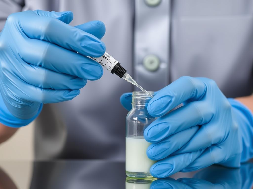 Bezpieczne przygotowanie bazy nikotynowej z użyciem rękawiczek ochronnych