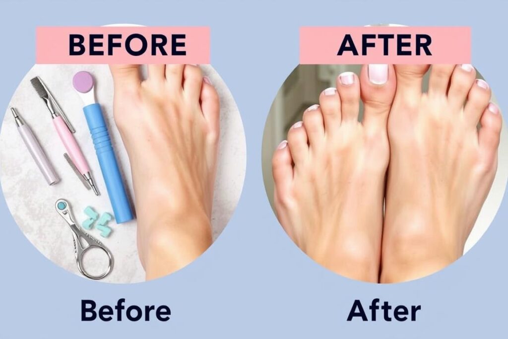Efekty regularnych zabiegów pedicure w domu