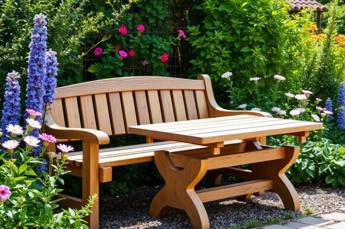 Meble Ogrodowe DIY: Jak Zrobić Stół i Ławkę z Desek [PROJEKTY]