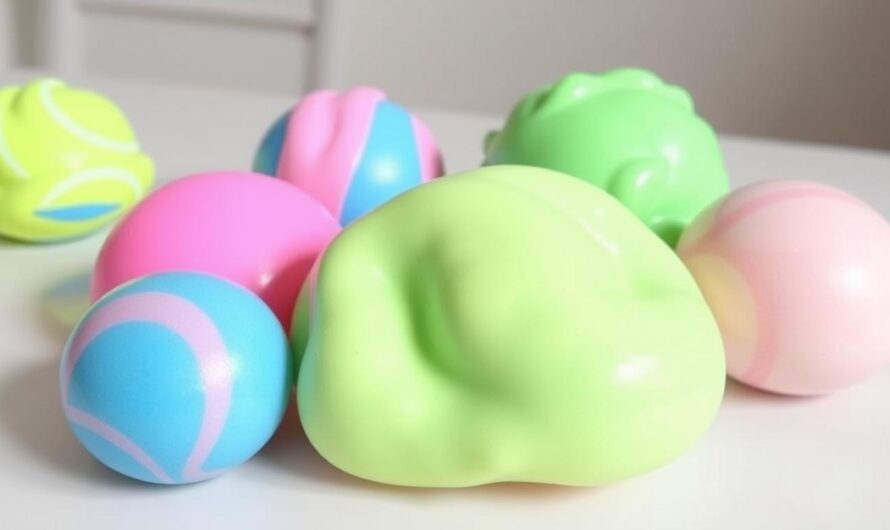 Kolorowe gniotki bez mąki ułożone na stole - jak zrobić gniotka bez mąki