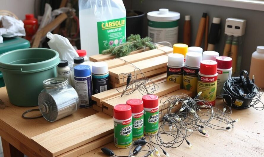 Materiały do tworzenia ozdób bożonarodzeniowych do ogrodu