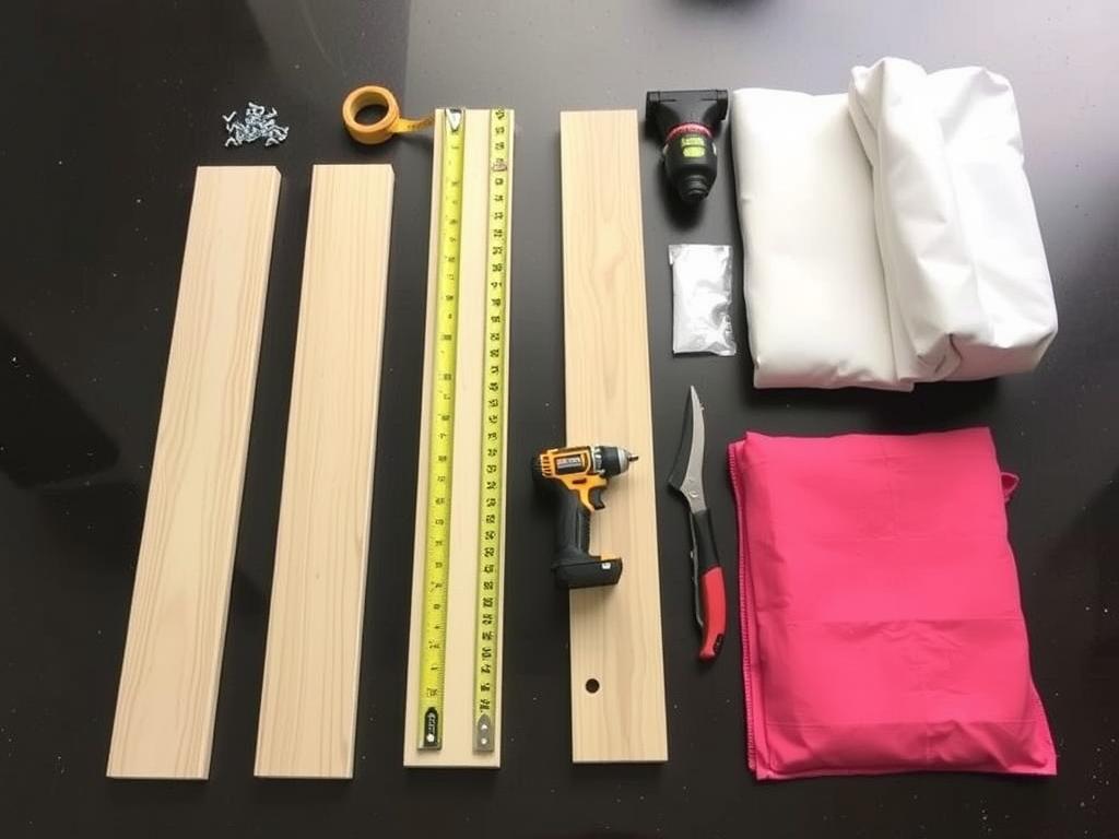 Materiały potrzebne do zrobienia podestu do pedicure