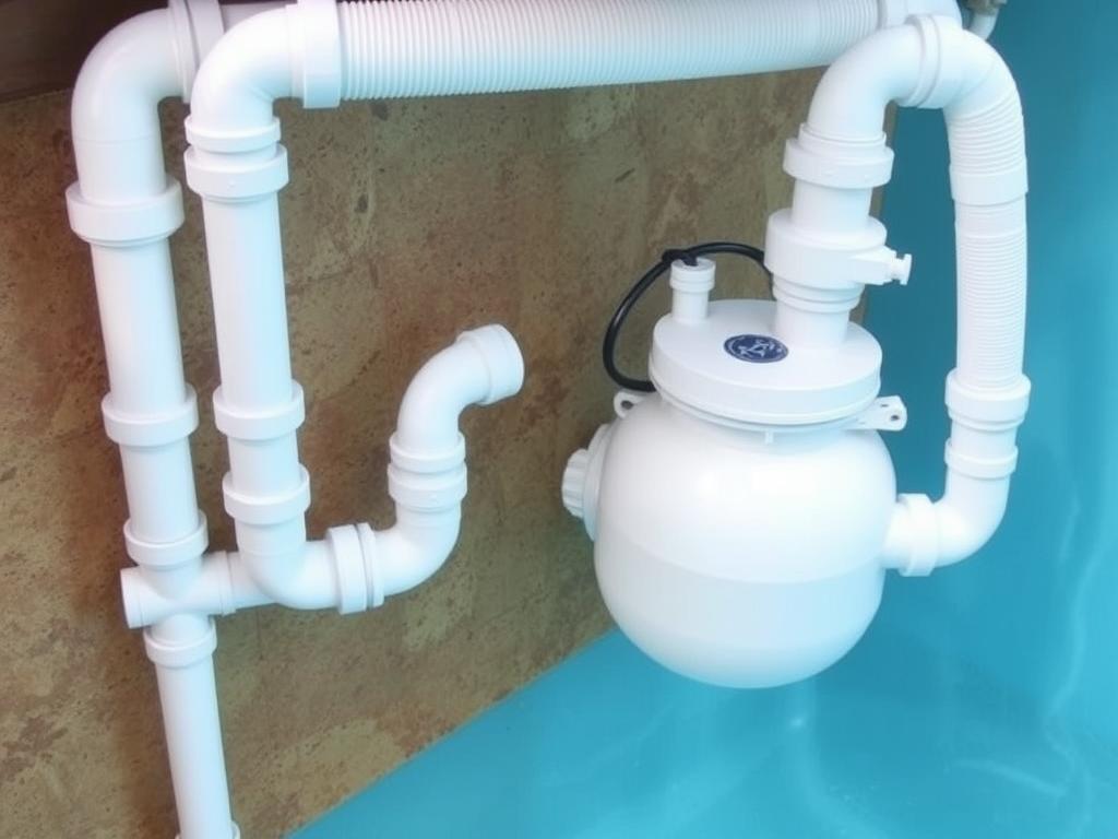 Montaż instalacji filtracyjnej do basenu w ogrodzie zrób to sam - rury, pompa i filtr Montaż instalacji filtracyjnej do basenu w ogrodzie zrób to sam - rury, pompa i filtr