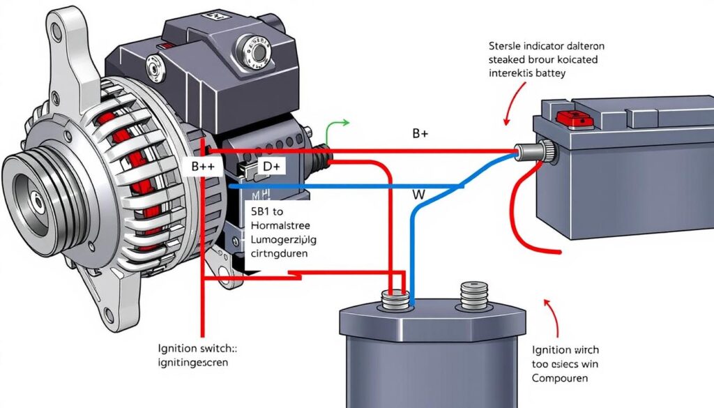 Schemat podłączenia alternatora do akumulatora jak podłączyć przekaźnik i alternator Schemat podłączenia alternatora do akumulatora jak podłączyć przekaźnik i alternator