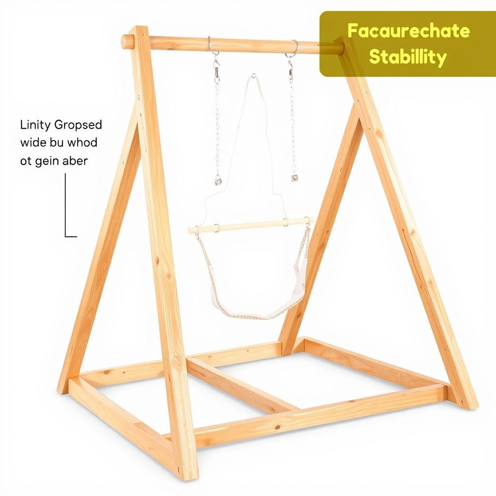 Stelaż do fotela wiszącego w kształcie trójkąta (A-frame) Stelaż do fotela wiszącego w kształcie trójkąta (A-frame)